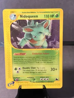 Pokemon TCG Nidoqueen #22/144 Skyridge Non Holo Rare VTG 2003 WOTC LP - Image 1
