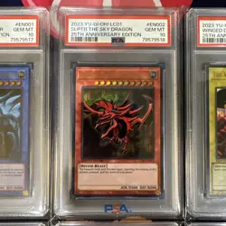 ??PSA 10 GEM MINT 2023 YU-GI-Oh! LEGENDARY Collection 25th Anni SEQUENTIAL SET - Image 3
