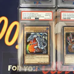 ??PSA 10 GEM MINT 2023 YU-GI-Oh! LEGENDARY Collection 25th Anni SEQUENTIAL SET - Image 5