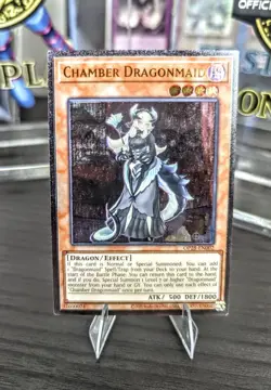 Yu-Gi-Oh! Chamber Dragonmaid OP28-EN002 Unlimited Edition Ultimate Rare - Image 1
