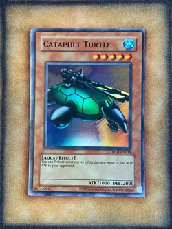 Yugioh Catapult Turtle RP01-EN038 Super Rare 2024 Print NM - Image 1