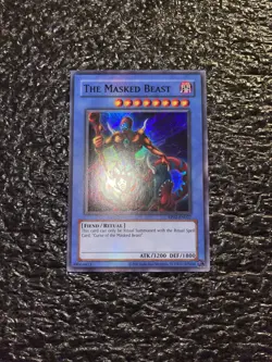 Yugioh! The Masked Beast RP02-EN027 Super Rare 2025 Reprint Near Mint - Image 1