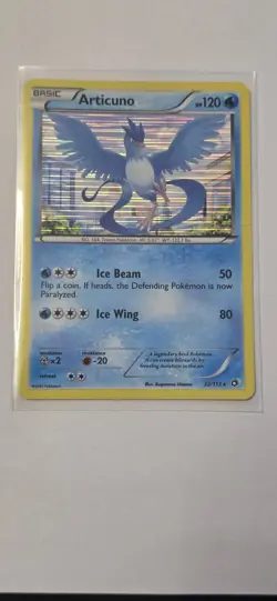 Pokemon Card Articuno Legendary Treasures Holo Rare 32/113 Near Mint - Image 1