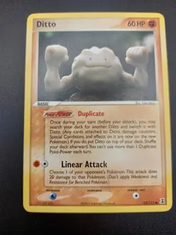 Pokemon Card Ditto Geodude 62/113 common EX Delta Species LP - Image 2