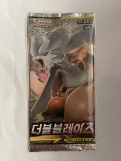 Pokemon Cards Sun Moon DOUBLE BLAZE SM10 Tag Team Series Booster Pack Sealed - Image 1