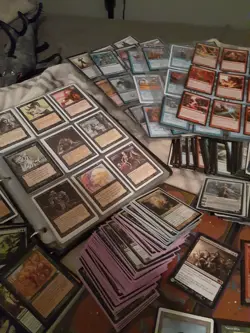 SANTA'S VINTAGE MAGIC THE GATHERING X-MAS CARD GIFT LOT OF MIXED MTG NOSTALGIA - Image 2