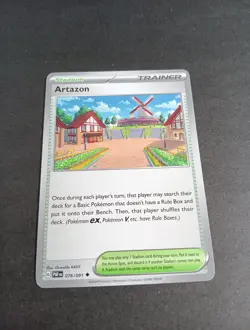 Pokemon Paldean Fates Artazon Uncommon Trainer Card 076/091 NM - Image 1