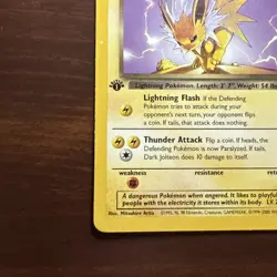 Dark Jolteon 1st Edition 38/82 Team Rocket Pokemon Regular Card TCG - Image 5