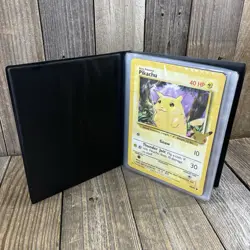 Pokemon 25th Anniversary First Partner Collectors Binder Jumbo Cards + Pikachu - Image 2