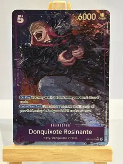 One Piece Card Game: Donquixote Rosinante Custom Card Proxy Rare OP10-072 - Image 1