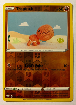 Trapinch 089/189 Reverse Holo Darkness Ablaze Pokemon Card NM - Image 1