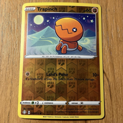 Trapinch 040/072 Shining Fates Reverse Holo Pokemon Card NM - Image 1