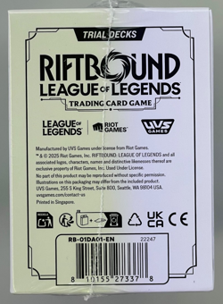 Riftbound Trial Decks English Sealed- League of Legends Trading Card Game - - Image 3
