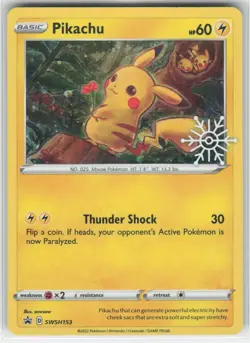 Pikachu - (Holiday Calendar) - SWSD SWSH: Sword & Shield Promo Cards #SWSH153 Pr - Image 1