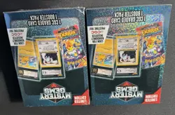 Pokemon Mystery Gems Box Lot (2) Sealed - 1 CGC Graded Card + 1 Booster TWO PACK - Image 1