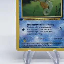 1st Edition Horsea - NM/LP - Vintage WotC 49/62 Fossil Set Pokemon Card - Image 4