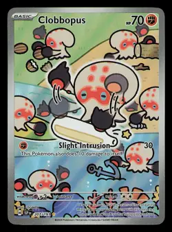 Pokemon Card - Clobbopus Surging Sparks 207/191 Illustration Rare Full Art Holo - Image 1