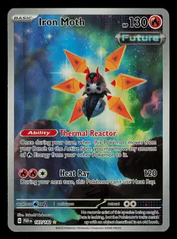 Iron Moth - 187/182 - Illustration Rare - Paradox Rift - Pokemon Card - NM/M - Image 1