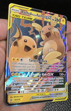 2019 Pokemon TCG Alolan Raichu Holo Rare Card 57/236 Pack Fresh Condition - Image 4
