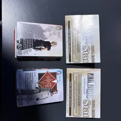 Final Fantasy Trading Card Game Starter Set FF7 Opened Never Played - Image 1