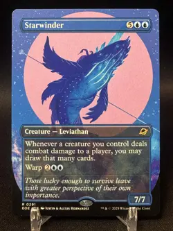 Starwinder #0291 EOE R (Borderless) (Non-Foil) MTG Edge of Eternities - NM - Image 1
