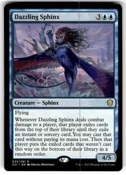 Dazzling Sphinx Commander 2021 Regular MTG - Image 1