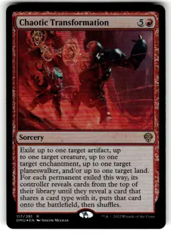 Chaotic Transformation Dominaria United FOL MTG NM - Image 1