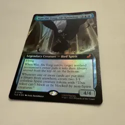 Wan Shi Tong, All-Knowing FOIL Extended Art 182 Avatar Eternal TLE MTG Unplayed - Image 4