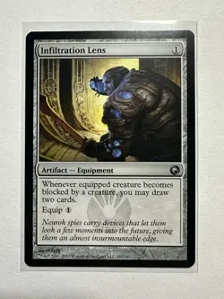 MtG Infiltration Lens - Scars of Mirrodin - NM - Image 1