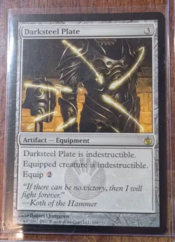 MtG Darksteel Plate Mirrodin Besieged Regular - Image 1