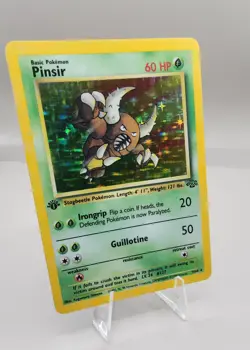 Pokemon Pinsir 09/64 1st Edition Jungle Holo Vintage Rare Excellent LP Card - Image 1