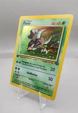 Pokemon Pinsir 09/64 1st Edition Jungle Holo Vintage Rare Excellent LP Card - Image 4