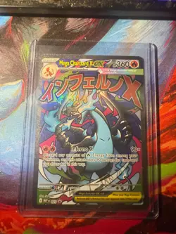 Pokemon CARDS PHANTASMAL FLAMES MEGA CHARIZARD X EX BLACK STAR PROMO - Image 1