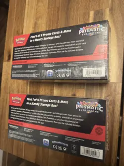 2 x Pokemon Cards TCG Prismatic Evolutions Surprise Box - SEALED - Image 3