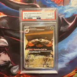 2025 Pokemon SV Destined Rivals Crustle Illustration Rare #186/182 PSA 10 - Image 1