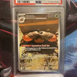 2025 Pokemon SV Destined Rivals Crustle Illustration Rare #186/182 PSA 10 - Image 2