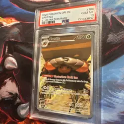 2025 Pokemon SV Destined Rivals Crustle Illustration Rare #186/182 PSA 10 - Image 4