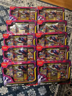 10 Pokemon TCG Mega Evolution Mega Latias EX Box Sealed Box - In Hand - Image 1