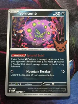 Spiritomb 087/132 Play! Pokemon Halloween Stamped Promo Pokeween Mega Evolutions - Image 1