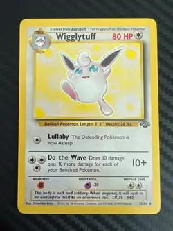 Pokemon TCG Wigglytuff 32/64 Jungle Unlimited Edition Regular VLP - Image 1
