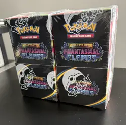 Pokemon TCG Phantasmal Flames - X2 Two Half Booster Box Bundle 36 Packs SEALED ✅ - Image 1