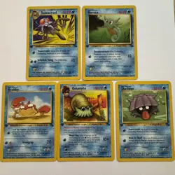 Pokemon TCG Fossil 1st Edition - Lot of 10 - LP/NM - Image 1