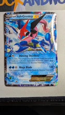 Ash-Greninja EX XY133 Black Star Promo MP/HP Pokemon - Image 3