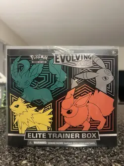 Pokemon Evolving Skies ETB Factory Sealed In Protective Case Brand New - Image 1