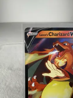 Pokemon TCG Lance’s Charizard V SWSH133 Black Star Promo 2021 LP - Image 3