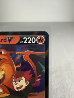 Pokemon TCG Lance’s Charizard V SWSH133 Black Star Promo 2021 LP - Image 5