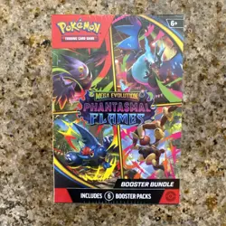 Pokemon Mega Evolution Phantasmal Flames Booster Bundle Sealed - Image 1