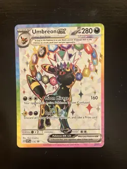 Umbreon EX 176 SVP Black Star Promo - Prismatic Evolutions - Pokemon TCG - Image 1