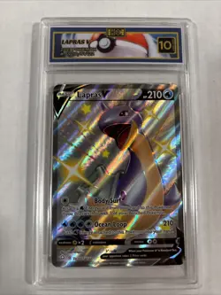 2021 Pokemon Lapras V #sv110 HGC 10 Gold Label (sb3) - Image 1