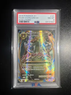 2016 Pokemon XY Evolutions M Charizard EX 101/108 Ultra Rare PSA 8 - Image 1